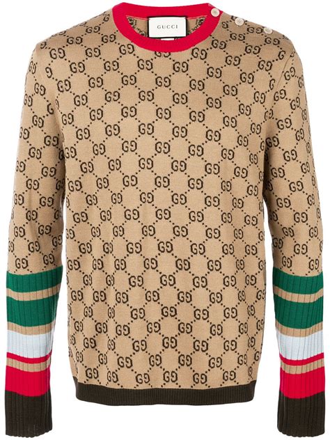 gucci fuzzy sweater|gucci jumper men's.